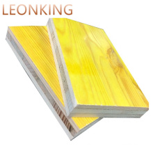 waterproof 3-ply 21MM 27MM yellow spruce pine fir shuttering concrete formwork panel / formwork boards for construction